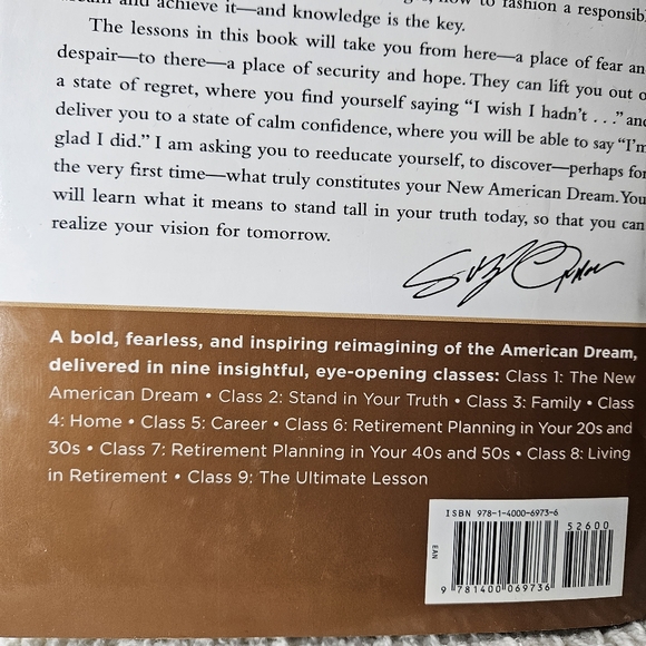 Suze Orman Finance Lot of 2 Finance Books The Money Class/The 9 Steps of Freedom - Picture 9 of 16